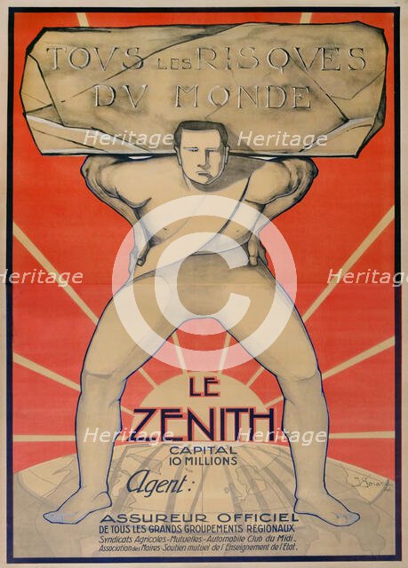Le Zénith Assurances, 1920. Creator: Gonard, J. (active ca 1920).