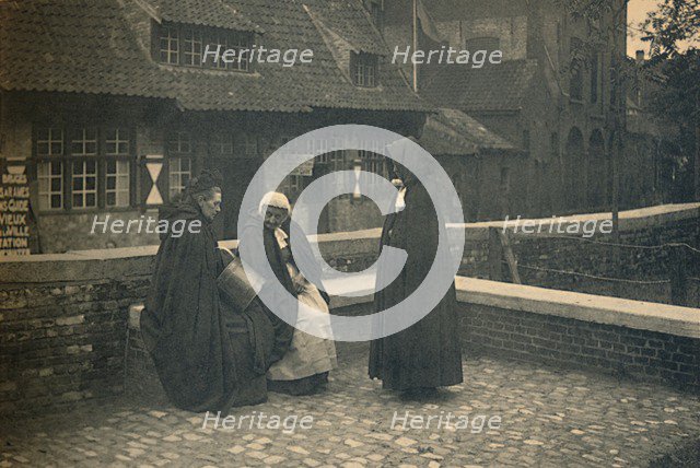 'Behind the Gruuthuse. Types of Bruges', c1910. Artist: Unknown.