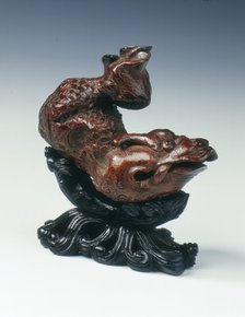 Carved bamboo carp, China, 2nd half of the 17th century. Artist: Unknown