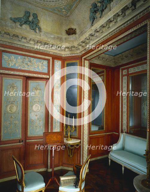 Boudoir from Hotel dHocqueville, Rouen, c. 1785. Creator: Fixon Firm (French), attributed to ; François Guéroult (French, 1745-1804), attributed to.
