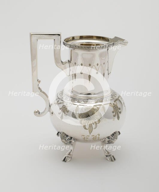 Cream Pot, part of Tea and Coffee Service, 1878. Creator: Rogers Smith and Company.