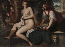 Susanna and the Elders. Creator: Palma il Giovane, Jacopo, the Younger (1544-1628).