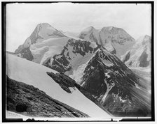Mt. Fox and Mt. Dawson from Asulkan Pass, Selkirk Mountains, B.C., between 1901 and 1906. Creator: Unknown.