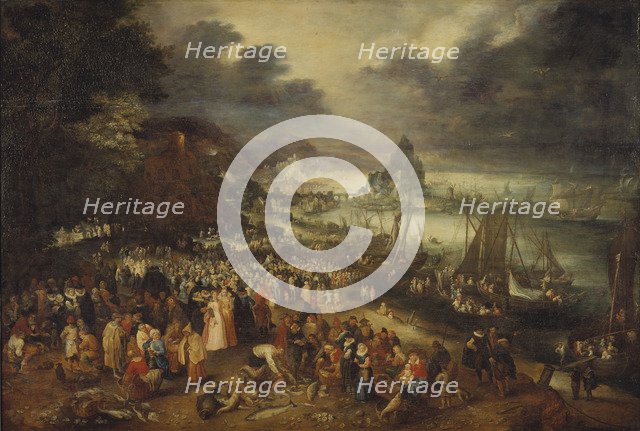 Christ Preaching from a Boat, 1606.