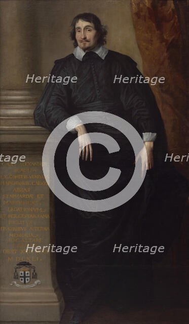 Cesare Alessandro Scaglia di Verrua, Abbé of Staffarda and Mandanici, c1630s. Creator: Anthony van Dyck.