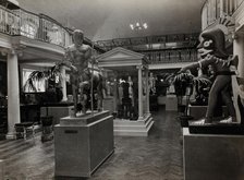Wellcome Historical Medical Museum, Wigmore Street, London: the galleried Hall of Statuary, c1900s.. Creator: Unknown.