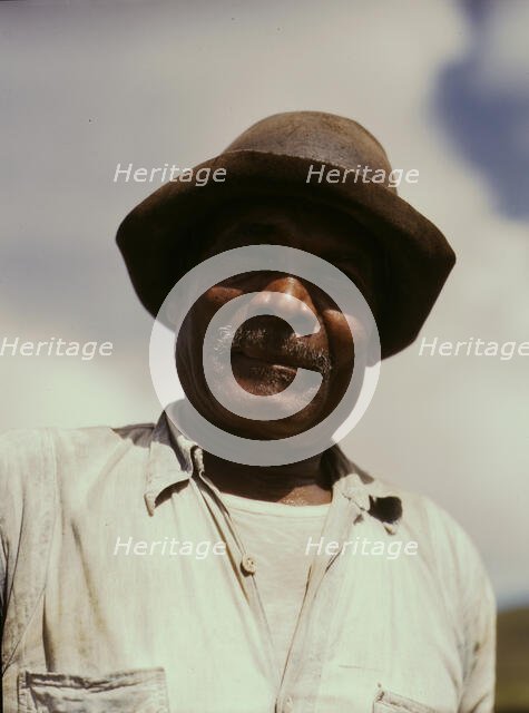 Farm Security Administration borrower, vicinity of Frederiksted, St. Croix, Virgin Islands, 1941. Creator: Jack Delano.