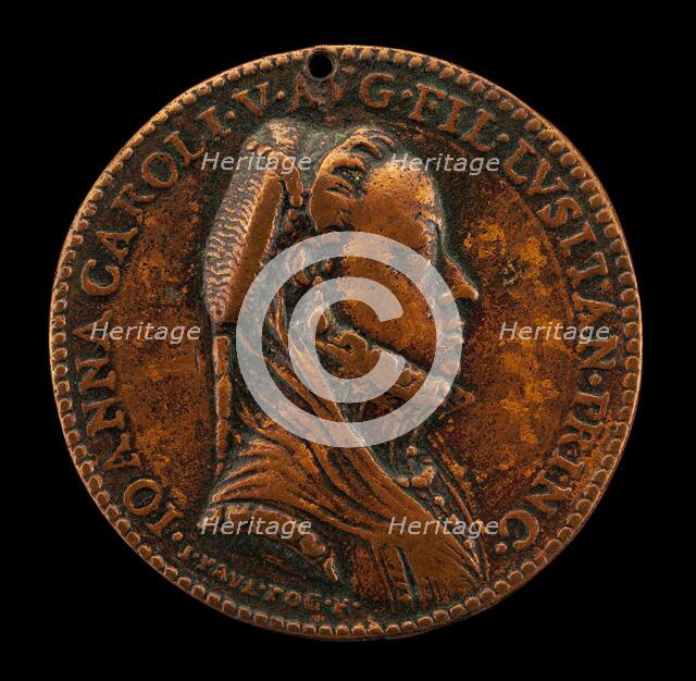 Dona Juana of Portugal [obverse], 1564. Creator: Gianpaolo Poggini.