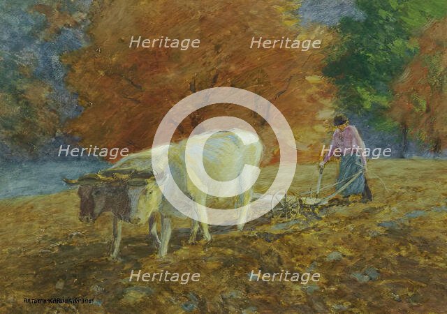 Autumn, 1905. Creator: Anton Hans Karlinsky.