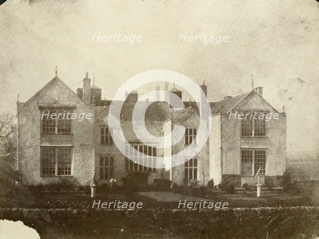 Bradfield House, Uffculme, Devon, April 1853. Artist: Unknown.