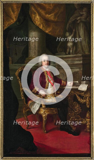 Portrait of Emperor Francis I of Austria (1708-1765), c1780. Creator: Batoni; Pompeo Girolamo (1708-1787).