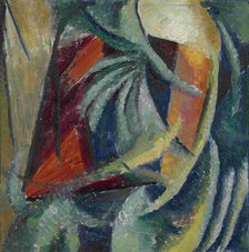 Abstract Composition, 1913-1914. Artist: Bogomazov, Alexander Konstantinovich (1880-1930)