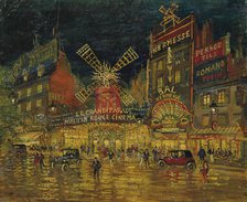 Moulin Rouge, Paris .