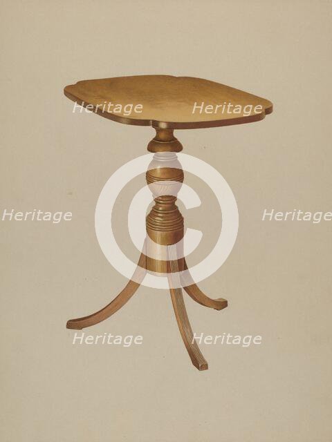 Table, 1935/1942. Creator: Michael Riccitelli.