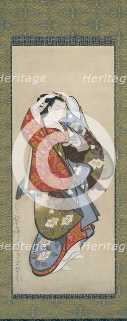 Beautiful Woman, 18th century. Creator: Dohan Kaigetsudo.