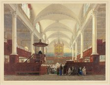 Interior of Christ Church, c. 1816. Creator: Frederick Mackenzie.