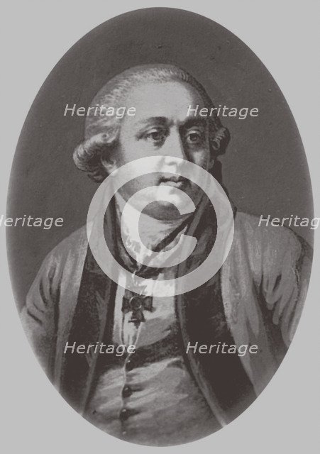 Portrait of the architect Ivan Yegorovich Starov (1745-1808), 1870. Artist: Lushev, Andrey Mikhaylovich (1822-?)