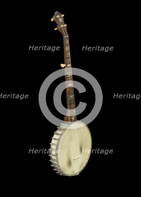 Banjo created for Charles P. Stinson, late19th centruy. Creator: John H. Buckbee.