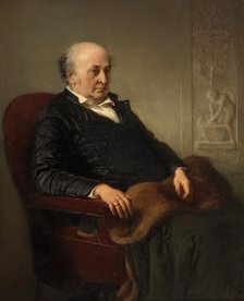 The Painter Wilhelm Schadow, 1860. Creator: Eduard Julius Friedrich Bendemann.