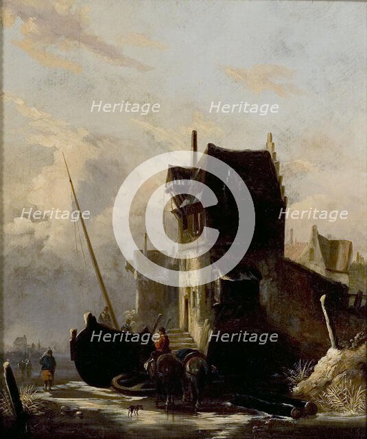 The old mill, 1841. Creator: Louis Pierre Verwée.