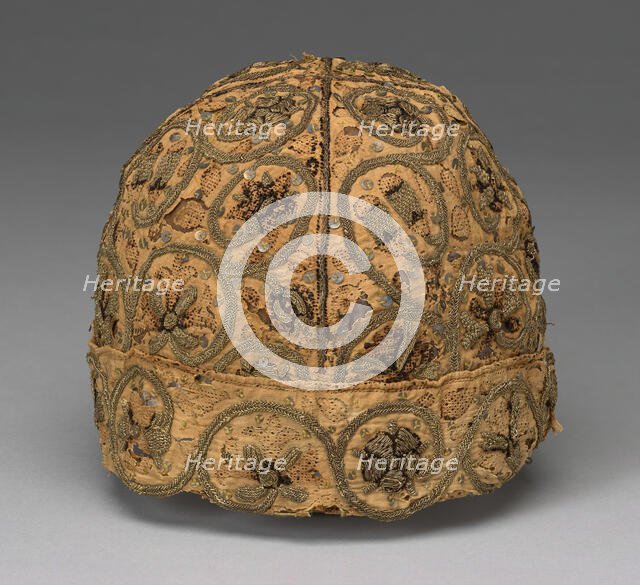 Man's Cap, England, 16th century. Creator: Unknown.