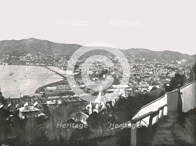 General view of the city, Wellington, New Zealand, 1895.  Creator: Unknown.