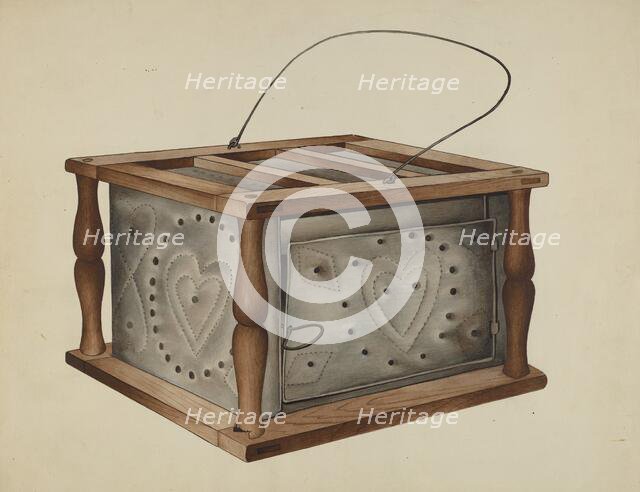 Foot Warmer, c. 1937. Creator: William Paul Childers.