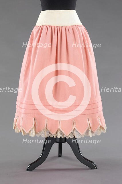 Petticoat, American, 1880-90. Creator: Unknown.