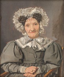 Portrait of Johanne Ployen, née Bachmann, 1834. Creator: Christen Købke.