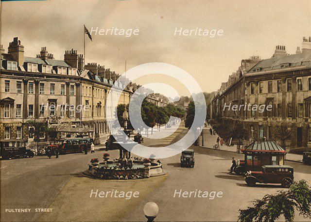 Pulteney Street, Bath, Somerset, c1925.