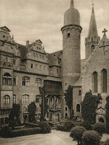 'Meersburg - Castle courtyard', 1931. Artist: Kurt Hielscher.