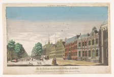 View of Lange Voorhout in The Hague, 1735-1805. Creator: Unknown.