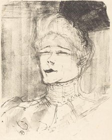 Jeanne Granier, 1896. Creator: Henri de Toulouse-Lautrec.