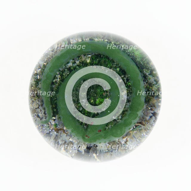 Paperweight, Baccarat, c. 1848-55. Creator: Baccarat Glasshouse.