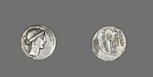 Denarius (Coin) Depicting the Goddess Salus, 49 BCE. Creator: Unknown.