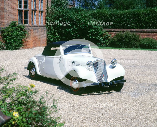 1937 Citroen 11cv. Artist: Unknown.