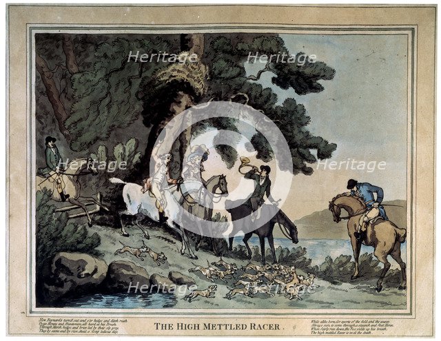 'The High Mettled Racer', 1789. Artist: Thomas Rowlandson