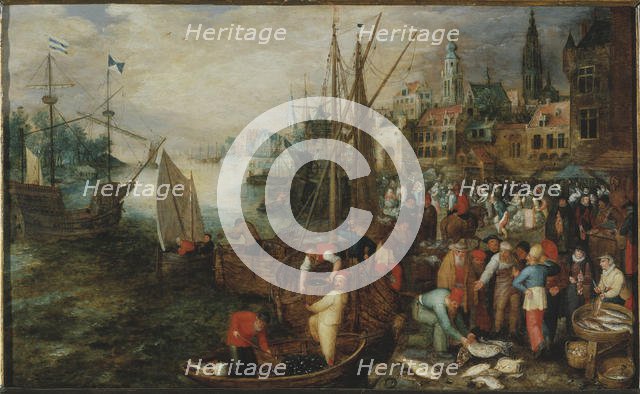 Port of Antwerp, 1600. Creator: Anonymous.