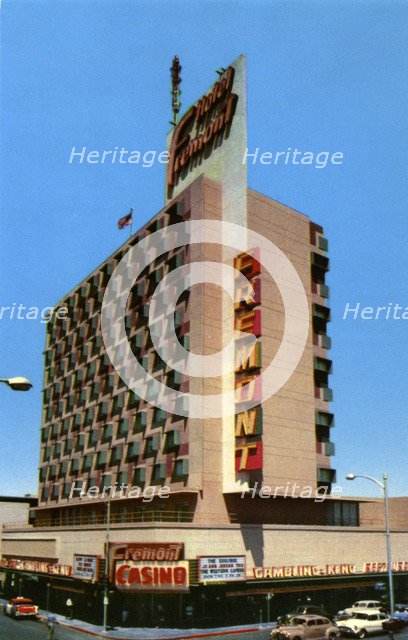 Fremont Hotel, Las Vegas, Nevada, USA, 1956. Artist: Unknown