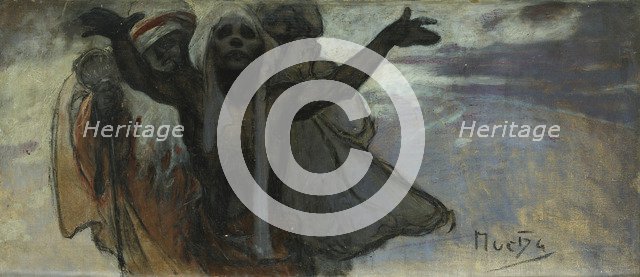 Study for the Slav Epic. Artist: Mucha, Alfons Marie (1860-1939)