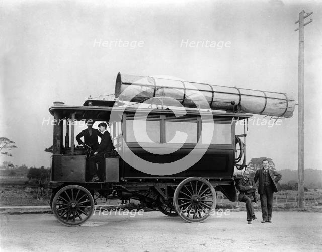 1901 Thornycroft steam bus, used by Marconi. Creator: Unknown.