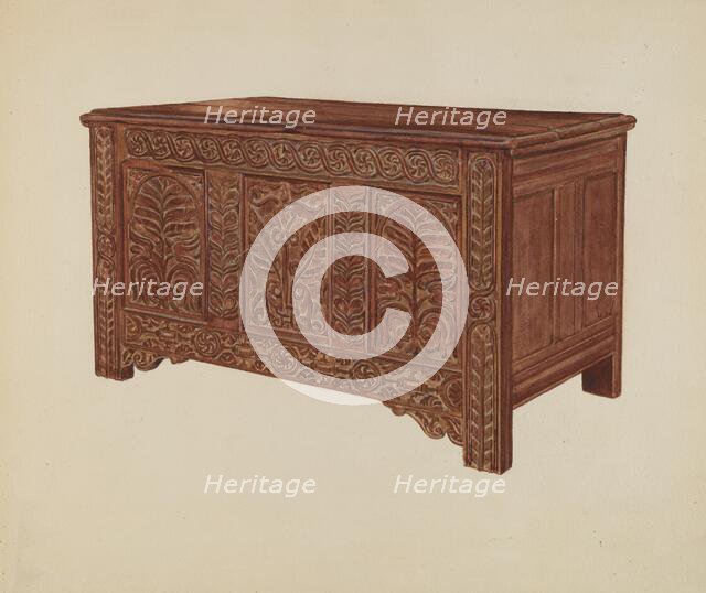 Chest, c. 1939. Creator: M. Rosenshield-von-Paulin.