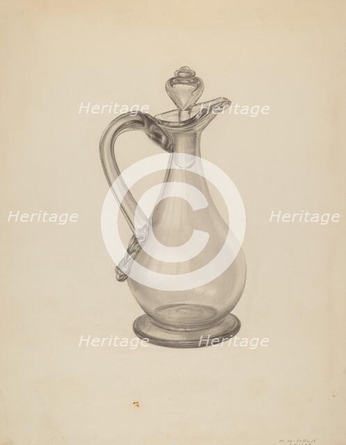 Cruet, 1938. Creator: Marie Mitchell.