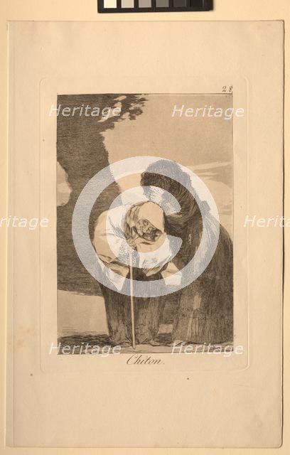 Caprichos: Hush!. Creator: Francisco de Goya (Spanish, 1746-1828).