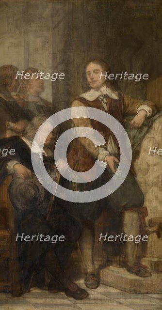 The Sculptor Artus Quellinus I in Amsterdam, (c1670s), c1860s. Creator: Nicaise de Keyser.