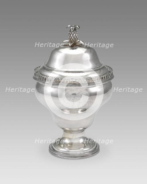 Sugar Bowl, 1790/94. Creator: Abraham Carlile.