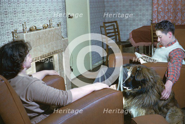 Young miner at home.
