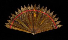 Brisé fan, probably British, 1820-29. Creator: Unknown.