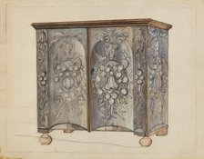 Cabinet, c. 1953. Creator: Isadore Goldberg.