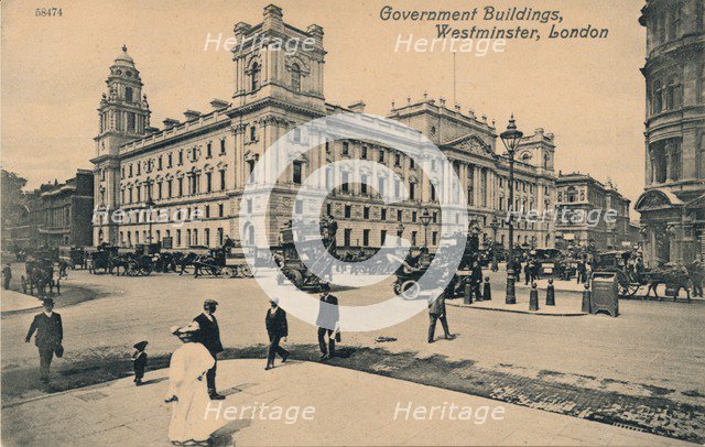 Government Offices Great George Street ('GOGGS'), Westminster, London', c1910. Artist: Unknown